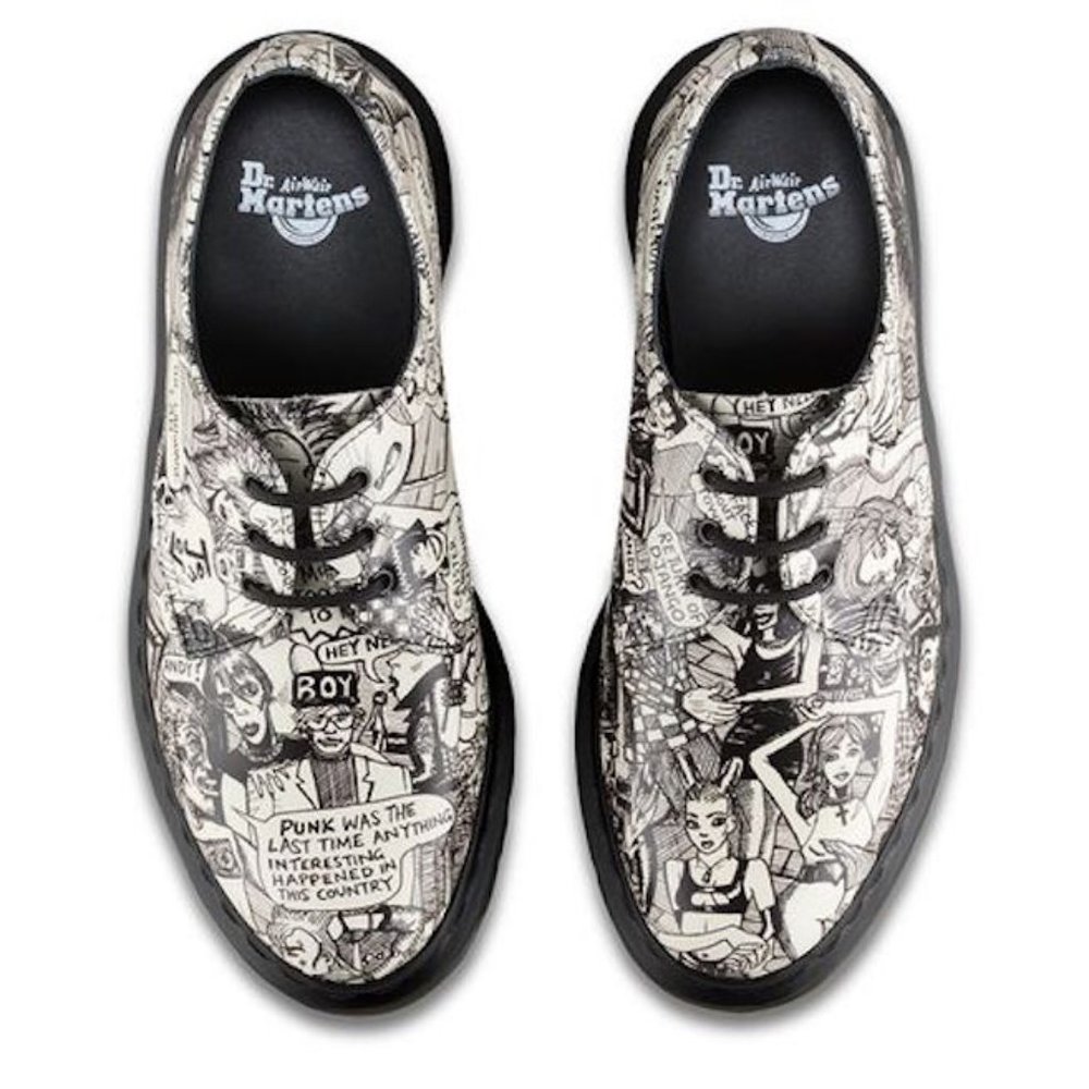 Dr. Martens x Mark Wigan 1461 "Party People" 3-Eye Oxfords
